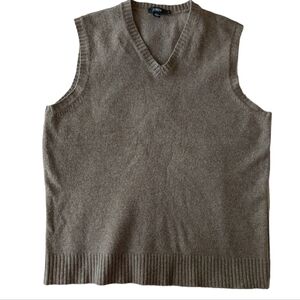 J. Crew wool sweater vest brown sz L